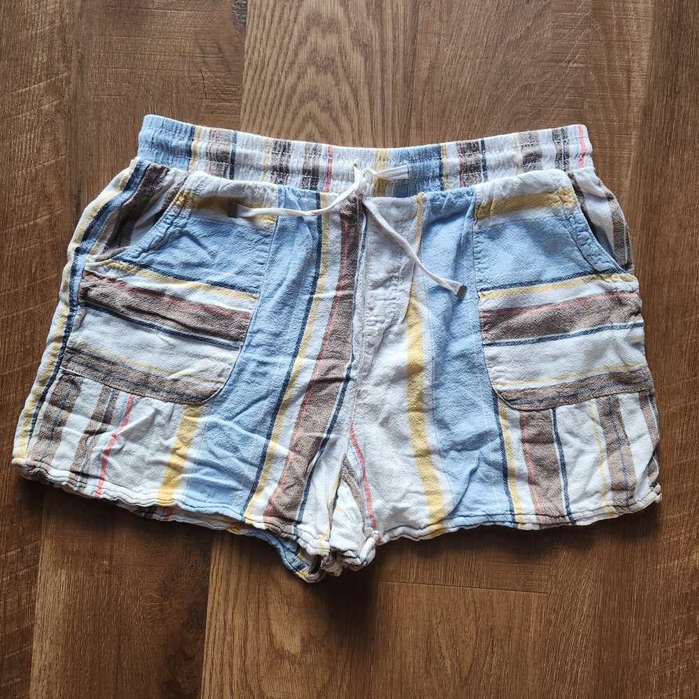 Time and Tru Multicolor Striped Shorts